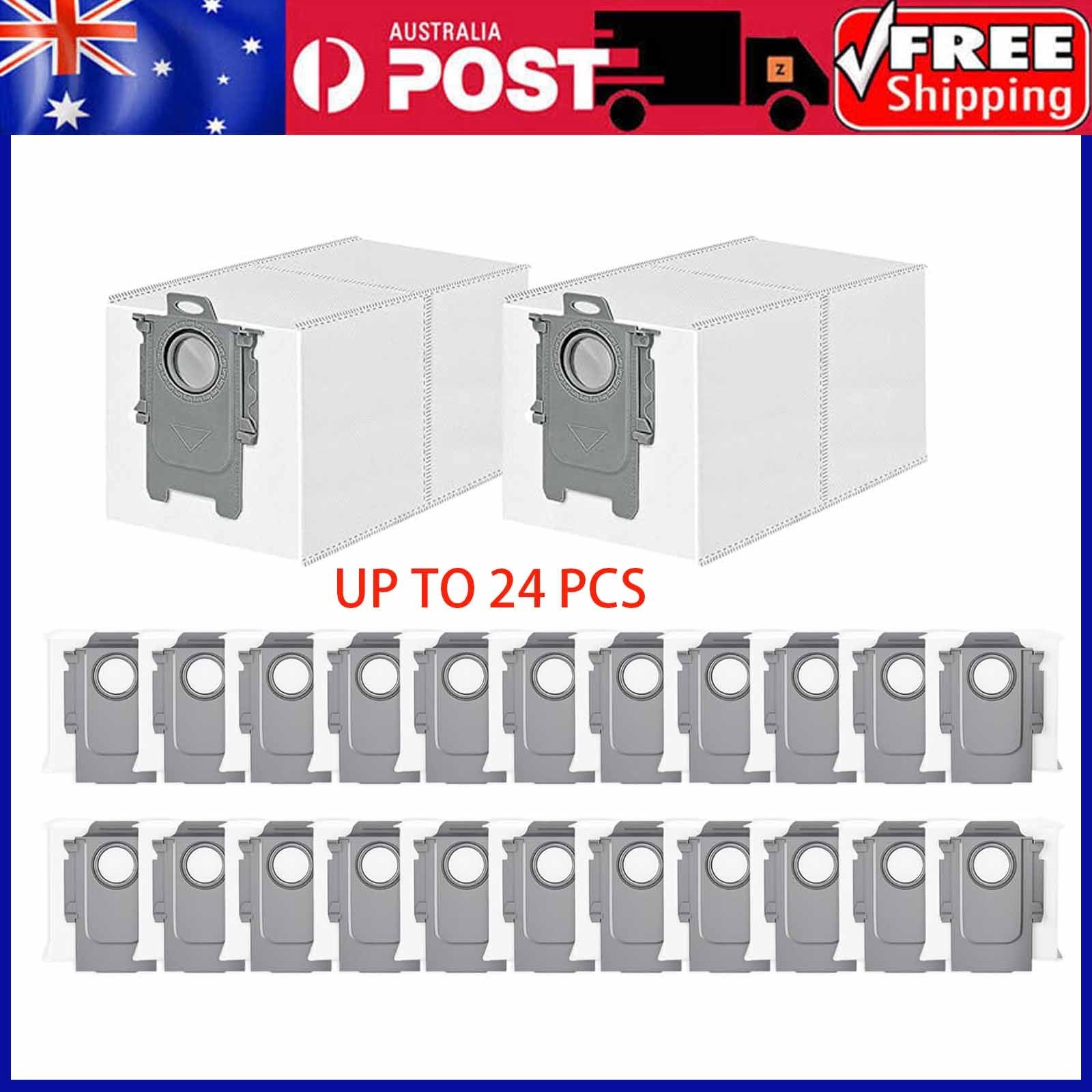 6-24 Pcs Replacement Parts Dust Bag For Roborock Saros 10r Robot Vacuum Cleaner