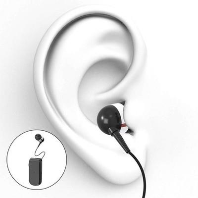 Collar Earphone In Ear Lightweight Vibration For Running Sport Gifts Black