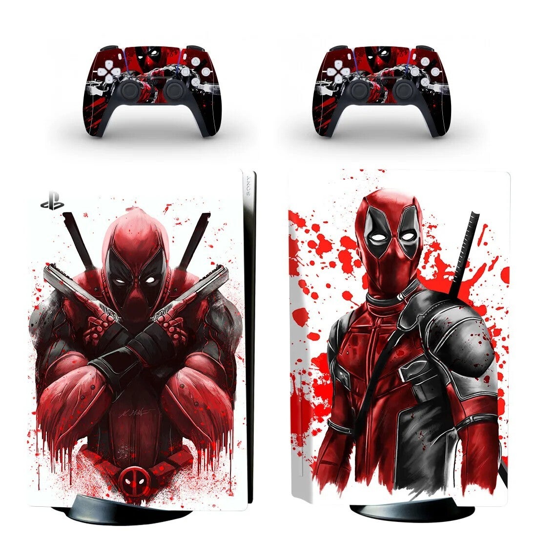 Vinyl Ps5 Disc Skin Sticker Decal Cover For Console & Controllers