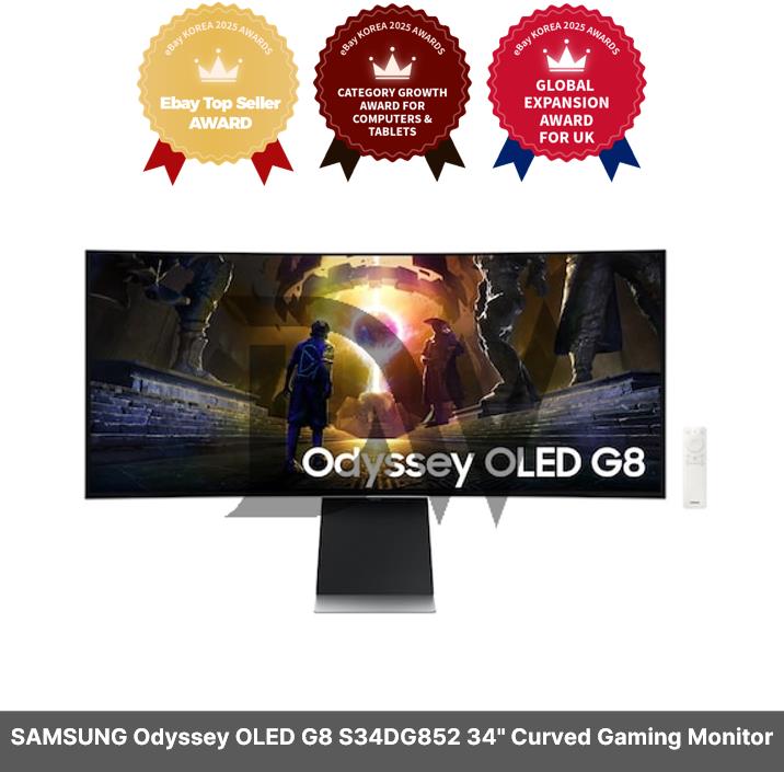 Samsung Odyssey Oled G8 S34dg852 34" Curved Gaming Monitor Ultra Wqhd / Express