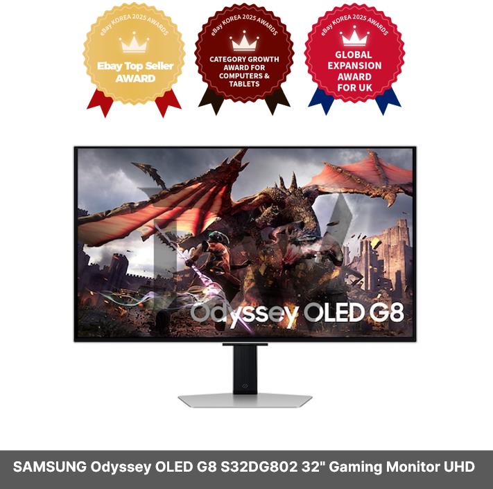Samsung Odyssey Oled G8 S32dg802 32" Gaming Monitor Uhd 240hz / Express