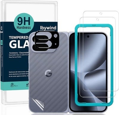 Google Pixel 10 Pro Fold Screen Protector, 2 Pack 9h Hardness Tempered Glass