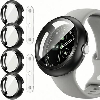 4 Pack Case For Google Pixel Watch 4 45mm Anti-scratch Protective Case