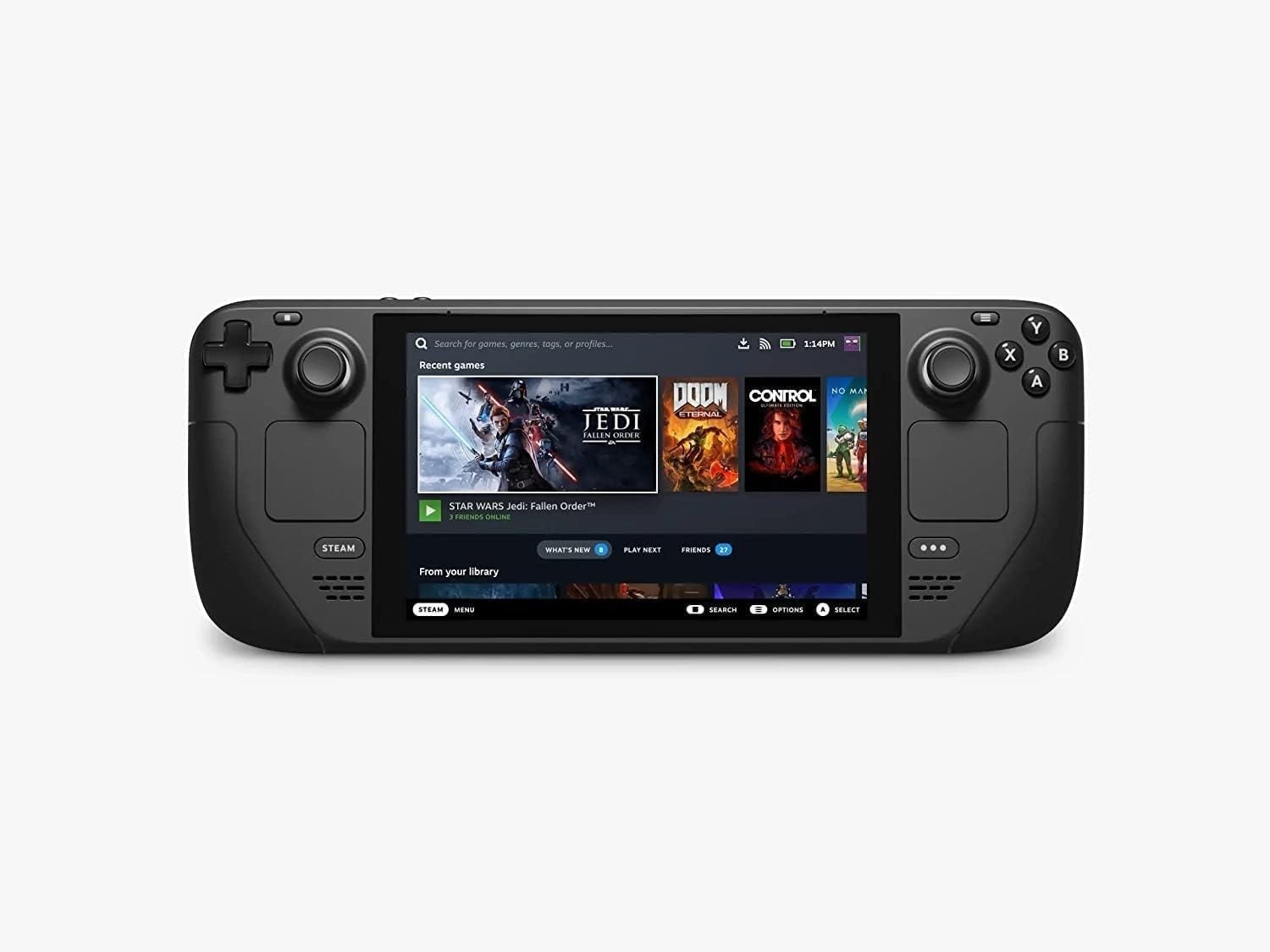 Valve Steam Deck 64gb Handheld Gaming Console - Black