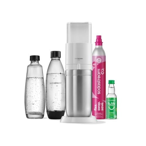 Sodastream Duo White Sparkling Water Maker, Eco-friendly And Stylish, Includes