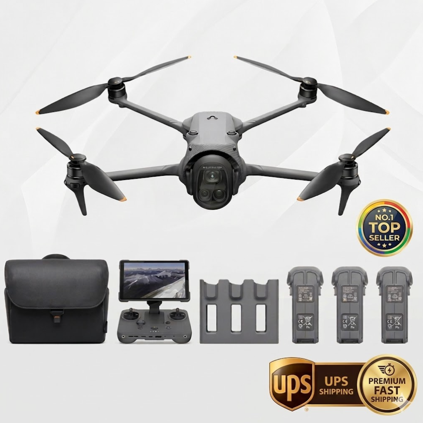 Dji Drone Mavic 4 Pro 512gb Creator Combo (3 Batteries, Us Duty Free).