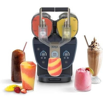 Ninja Slushi Duo Twist Frozen Drink Maker 2 Slushi Machine In 1 10+ Servings At