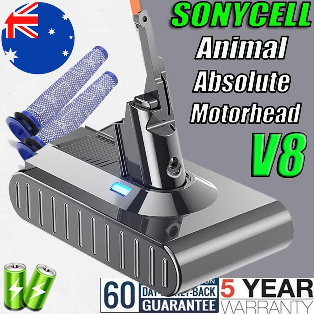 Replacement Battery For Dyson V8 Sv10 Animal Absolute Fluffy Motorhead Sony Cell