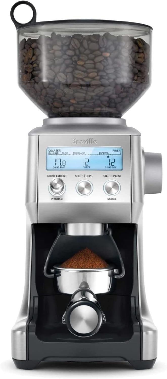 Breville The Smart Grinder Pro Coffee Grinder, Brushed Stainless