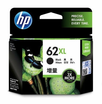 Hp 62xl High Yield Black Original Ink Cartridge Reliable Crisp Text