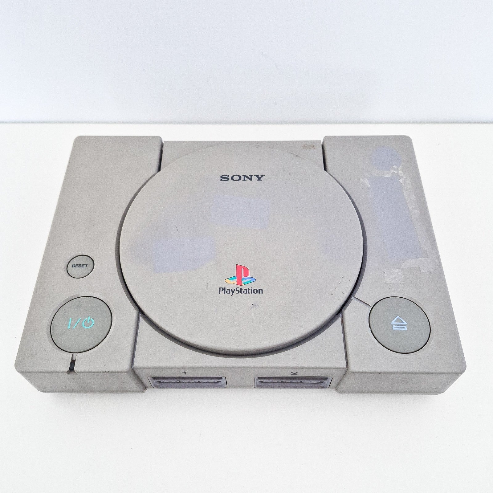 Sony Playstation 1 Grey Console Chipped To Play Burnt Games- No Cords