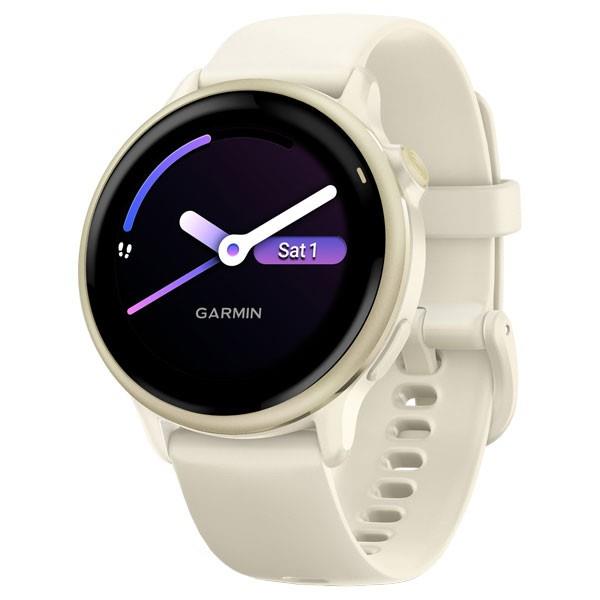 Garmin Vivoactive 6 Smart Watch - Lunar Gold W Bone