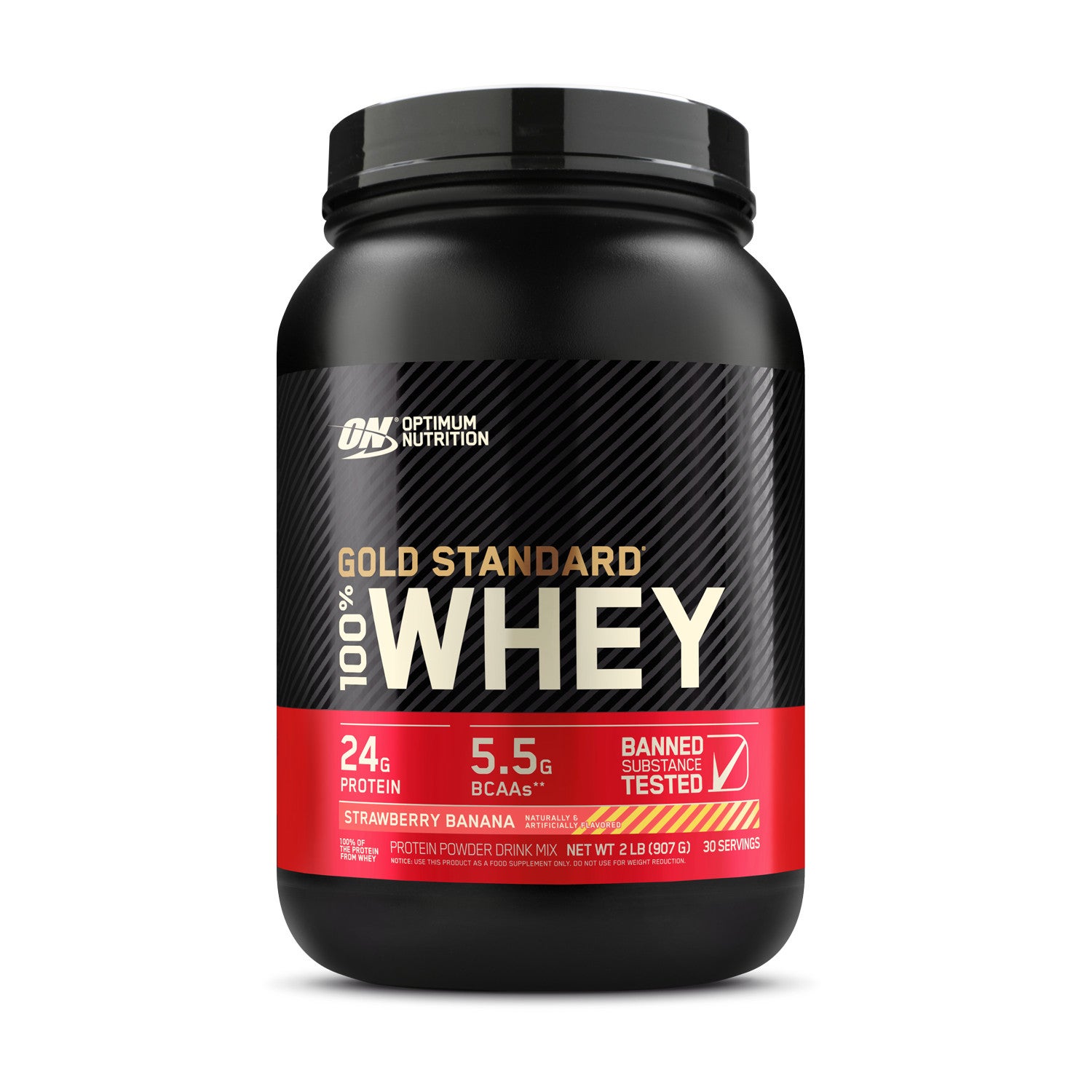 Optimum Nutrition Gold Standard 2lb Whey Protein Concentrate Isolate