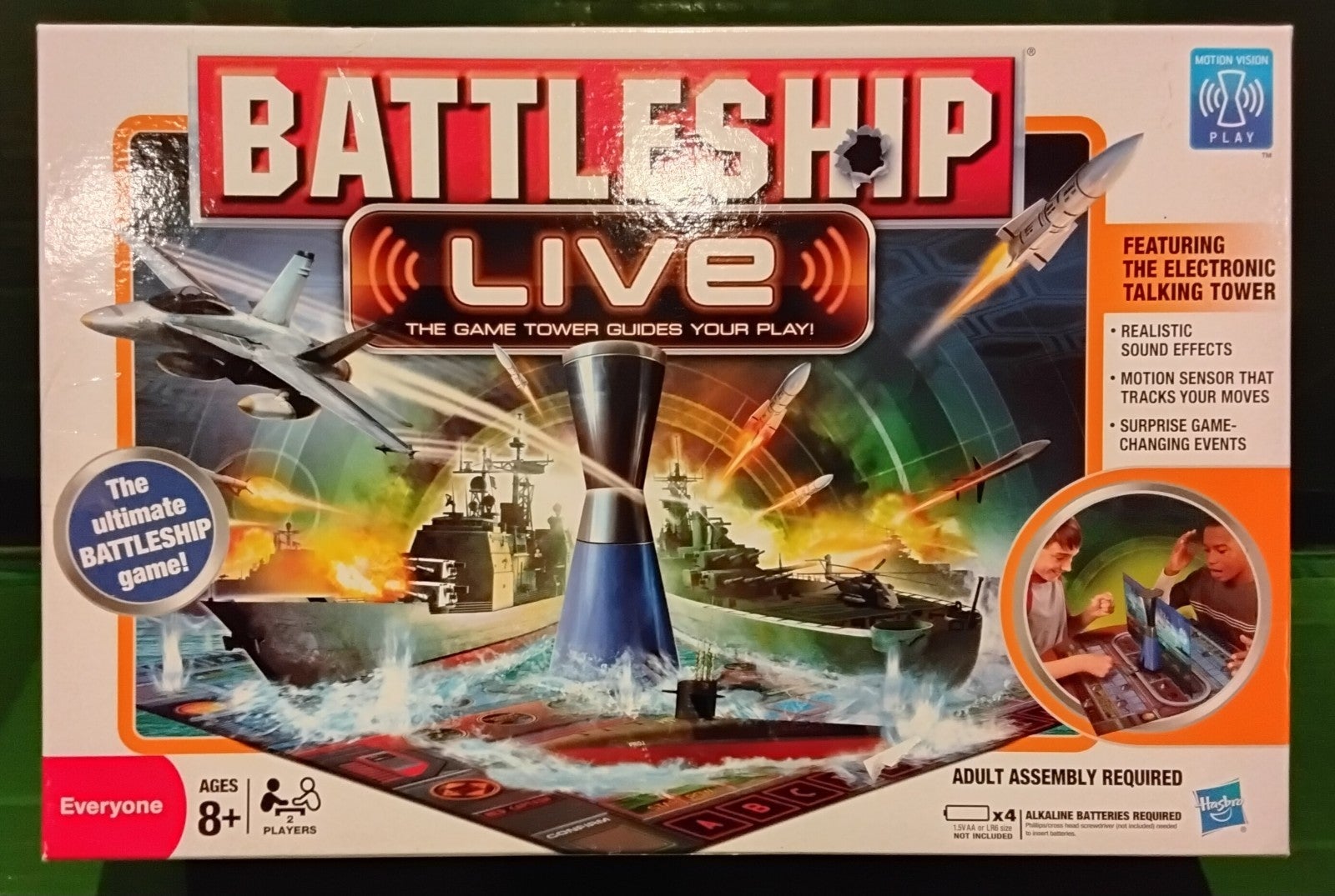 Battleship Live 2 Players Ultimate Battleship Game 2011 Hasbro Tested