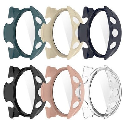 Easy Installs Pc & Glass Mixing Protective Cover Clear For Watch Forerunner570