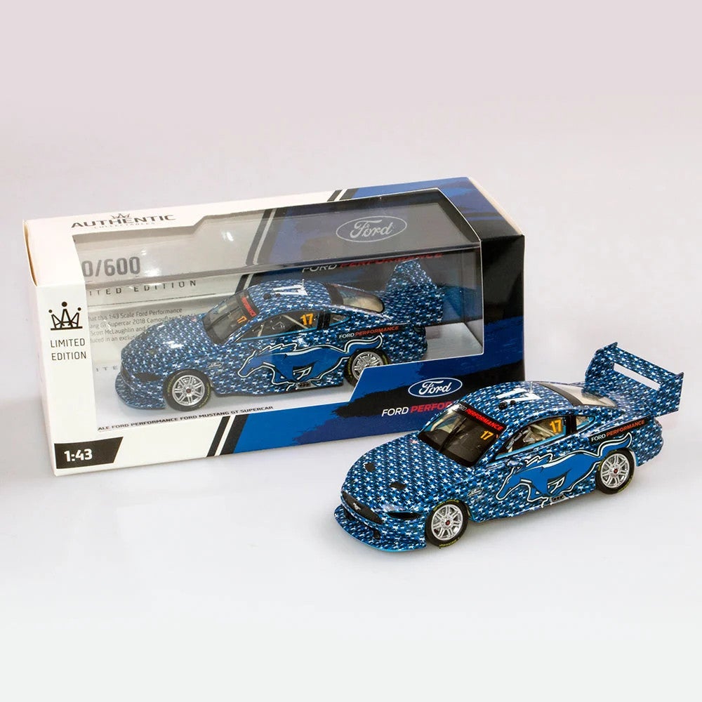 1:43 2018 Ford Mustang Supercar -- Camouflage Test Livery -- Authentic