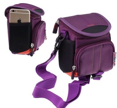 Navitech Purple Camera Bag For Fujifilm X-t30 Ii Mirrorless Camera