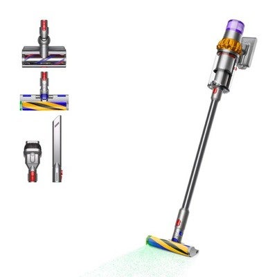 Dyson V15 Detect Absolute Handheld Vacuum Nickel, Yellow Bagless