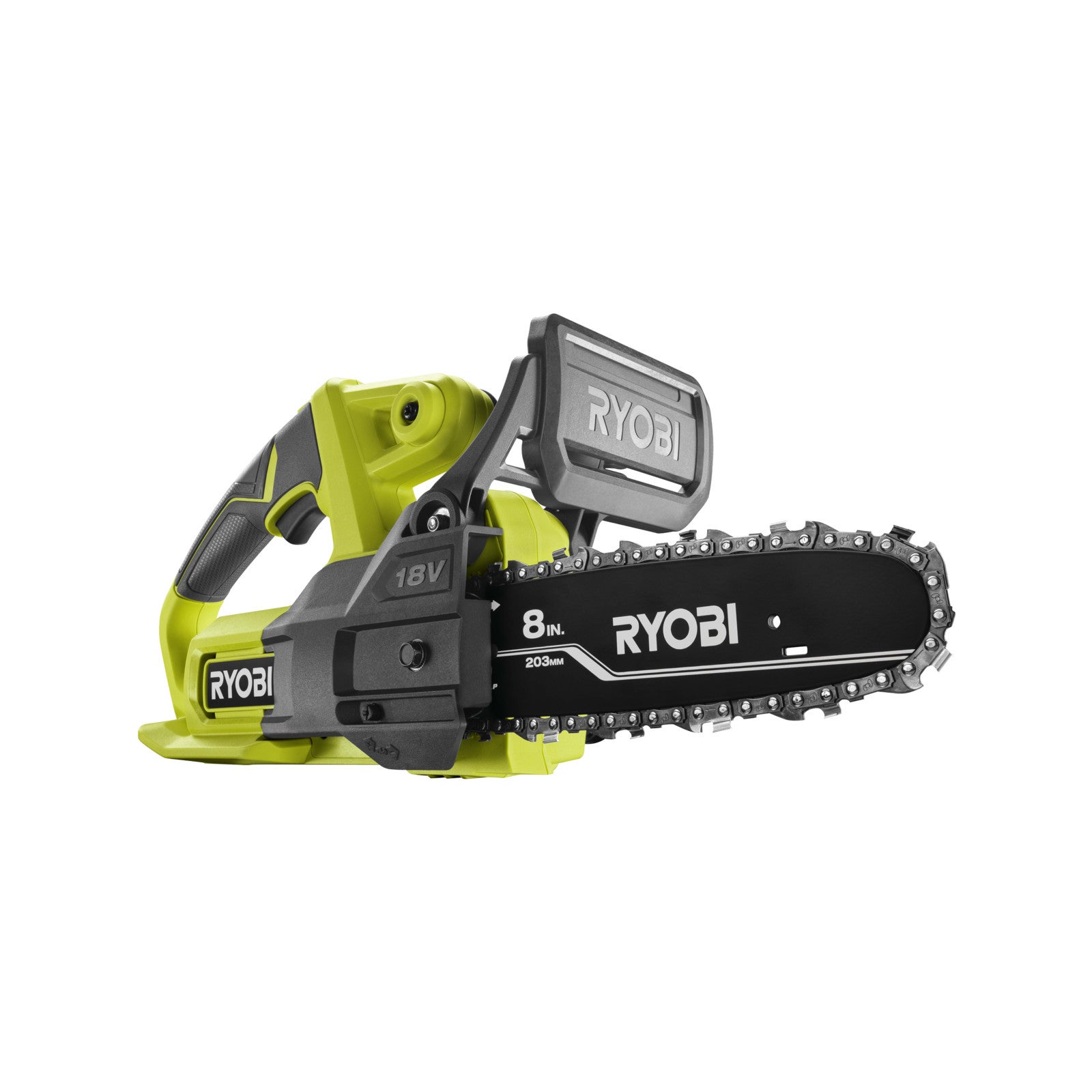 Ryobi 18v One+ 8" 20cm Cordless Pruning Chainsaw - Tool Only