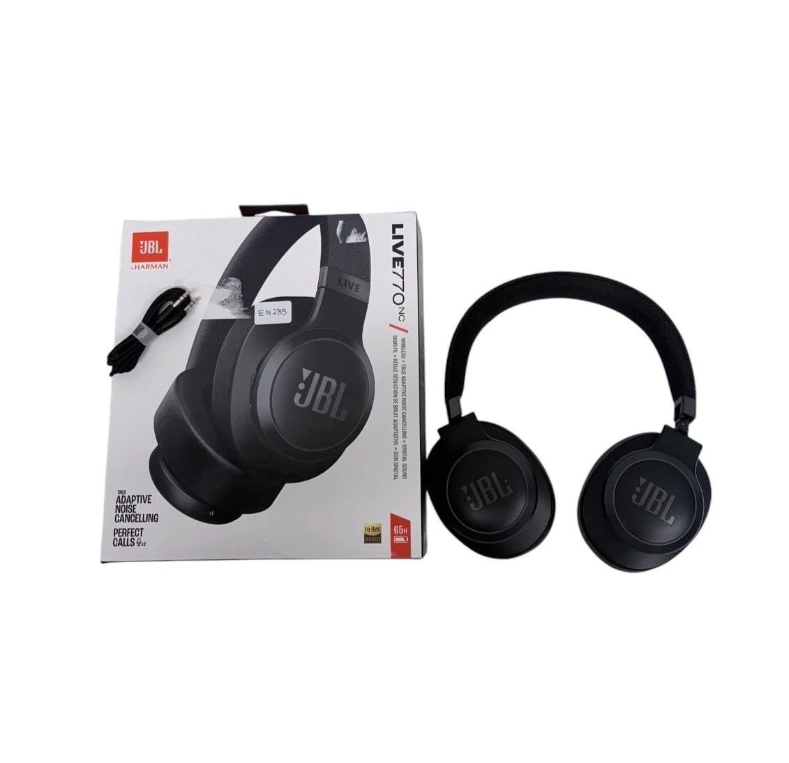 Jbl Live 770nc Wireless Noise Cancelling Headphones Black Tested Works