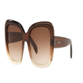 CELINE Woman Sunglasses CL40162I - Frame color: Black, Lens color: Brown Gradient