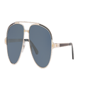 CARTIER Man Sunglasses CT0192S - Frame color: Platinum Shiny, Lens color: Blue Mirror