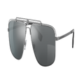 VERSACE Man Sunglasses VE2242 - Frame color: Gunmetal, Lens color: Light Grey Mirror Black