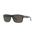 TOM FORD Man Sunglasses FT0678 - Frame color: Black Shiny, Lens color: Grey Polarized