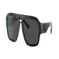 DOLCE&GABBANA Man Sunglasses DG4403F - Frame color: Black, Lens color: Dark Grey