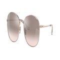 COACH Woman Sunglasses HC7134 C7996 - Frame color: Shiny Rose Gold, Lens color: Silver Pink Gradient