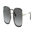 COACH Woman Sunglasses HC7139BD C8000 - Frame color: Light Gold/Black, Lens color: Grey Gradient