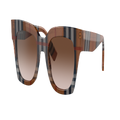 BURBERRY Woman Sunglasses BE4364 Kitty - Frame color: Brown Check, Lens color: Brown Gradient