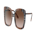 BURBERRY Woman Sunglasses BE4323 Caroll - Frame color: Brown Check, Lens color: Gradient Brown