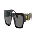 VERSACE Man Sunglasses VE4416U - Frame color: Black, Lens color: Polarized Dark Grey