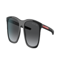 PRADA LINEA ROSSA Man Sunglasses PS 10WS - Frame color: Black, Lens color: Polarized Grey Gradient