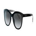 COACH Woman Sunglasses HC8285U L1137 - Frame color: Black, Lens color: Light Grey Gradient Dark Grey Polarized