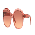 TOM FORD Woman Sunglasses FT0919 - Frame color: Pink Shiny, Lens color: Burg Grad