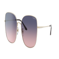 VOGUE EYEWEAR Woman Sunglasses VO4237SD - Frame color: Pale Gold, Lens color: Pink Gradient Blue