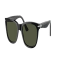 PERSOL Man Sunglasses PO3291S - Frame color: Black, Lens color: Green