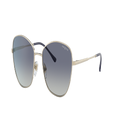 VOGUE EYEWEAR Woman Sunglasses VO4232S - Frame color: Pale Gold, Lens color: Grey Gradient Dark Blue