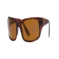 MAUI JIM Unisex Sunglasses Peahi - Frame color: Tortoise Bronze, Lens color: HCLU+00AD Bronze