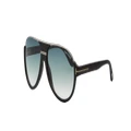 TOM FORD Man Sunglasses Ft0334 Dimitry - Frame color: Black Matte, Lens color: Blue Gradient