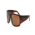 MAUI JIM Unisex Sunglasses World Cup - Frame color: Chocolate Havana Fade, Lens color: HCLU+00AD Bronze Mirror Polarized