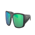 COSTA Man Sunglasses 6S9078 Blackfin PRO - Frame color: Matte Black, Lens color: Green Mirror