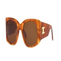 CELINE Woman Sunglasses CL40211I - Frame color: Tortoise, Lens color: Brown
