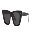 CELINE Woman Sunglasses CL40187I - Frame color: Black Shiny, Lens color: Grey