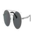 PERSOL Unisex Sunglasses PO2496S - Frame color: Silver, Lens color: Dark Grey