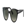 PERSOL Woman Sunglasses PO3287S - Frame color: Black, Lens color: Gradient Grey