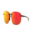 MAUI JIM Unisex Sunglasses Hookipa Asian Fit - Frame color: Black Matte, Lens color: Hawaii Lava U+2122 Mirror Polarized