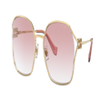 MIU MIU Woman Sunglasses MU 52WS - Frame color: Gold, Lens color: Pink Gradient